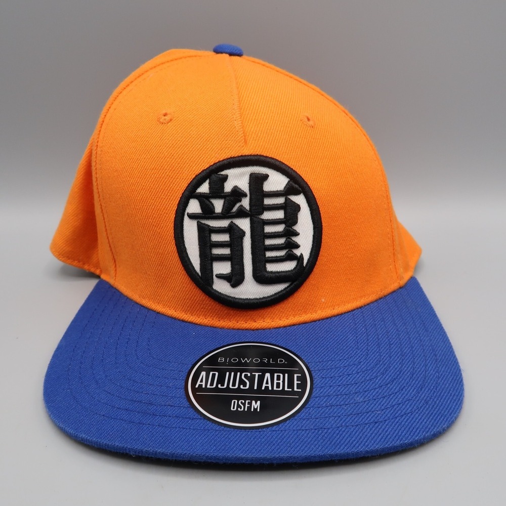 Dragon Ball Z Men's‎ Cap Orange Blue Snapback